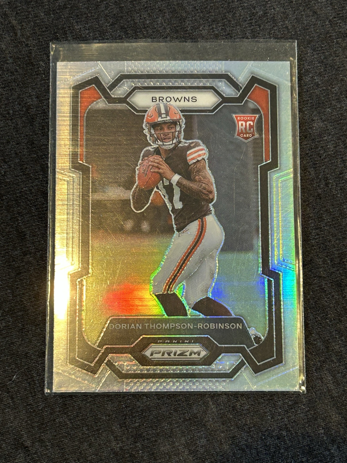 2023 Panini Prizm Football Silver Parallel #322 Dorian Thompson-Robinson RC