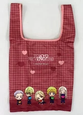 Tokyo Revengers Colorful Heart Eco Bag Reusable Tote 25x48cm New