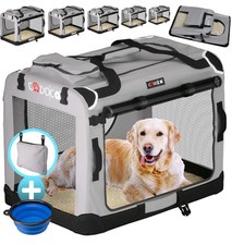 CADOCA® Hundetransportbox XXL Transporttasche Haustiertransportbox atmungsaktiv CADOCA® Hundetransportbox XXL Transporttasche Haustiertransportbox atmungsaktiv