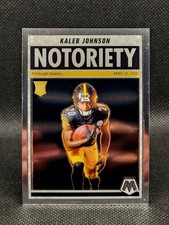Kaleb Johnson 2025 Mosaic Football ROOKIE NOTORIETY  SP - Steelers