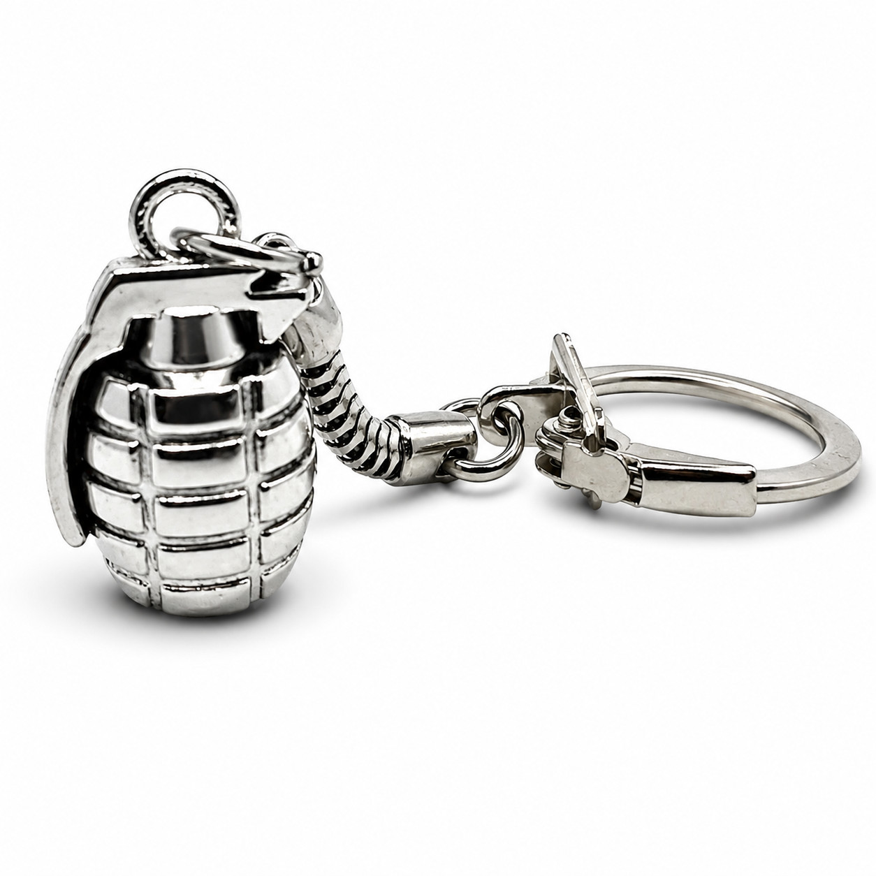 Hand Grenade Keyring Bomb Anarchy Gangster Rabel Gangsta Key Ring Jewellery