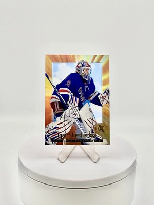 2023-24 NHL E-X 2000 Igor Shesterkin #18 Orange Rangers
