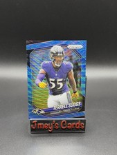 2025 Terrell Suggs Prizm Blue Wave Prizm /230 #93 NFL Baltimore Ravens
