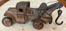 Vintage Cast Iron Toy Tow Truck/Wrecker