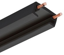 Juno Lighting TLV 8FT Track Trac 12, BLACK  SHIPS FREE 