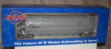 Atlas No. 7339-2 ACF 6 Bay Cylindrical Hopper MP / UP Merger  NEW O Gauge 2-Rail