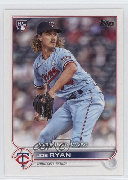 2022 Topps Update Rookie Debut Joe Ryan #US222 1eh5