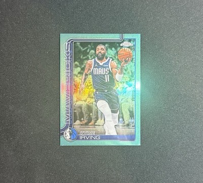 Topps 2025-26 Topps Chrome Kyrie Irving #40 Dallas Mavericks 097/199