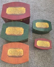 Disney's  "A Christmas Carol"  Promo Boxes 2009  Lot of 5  Great Condition-B