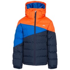 Trespass Boys Padded Jacket Windproof Water Resistant Hooded School Layout