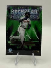 2025 Bowman - Rockstar Rookies Jhonkensy Noel #RR-12 Green Refractor /99 (RC)