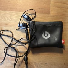 Beats urBeats Wired In-Ear Headphones Silver Black 3.5mm w/ Carrying Pouch
