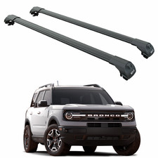 For Ford Bronco GEN6,U725 2020-2025 Roof Rack Cross Bars Raised Rail Black