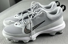 NIKE Force Trout 9 Pro MCS Baseball Cleats Wolf Gray FZ0915-002 Men’s Size 11
