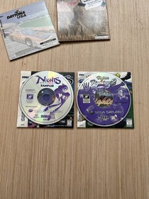 Lot Of 3 Sega Saturn Games Daytona USA, Virtua Cop & Virtua Fighter 2 