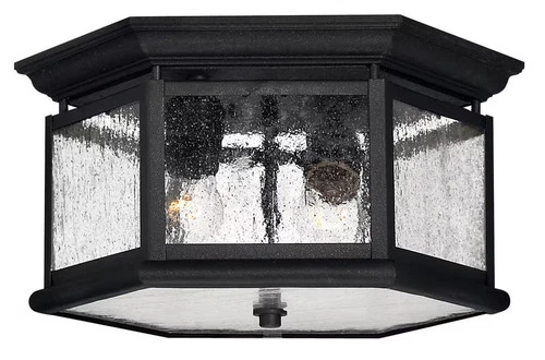 Hinkley 1683BK Edgewater Flush 2-Light Outdoor - Picture 1 of 2
