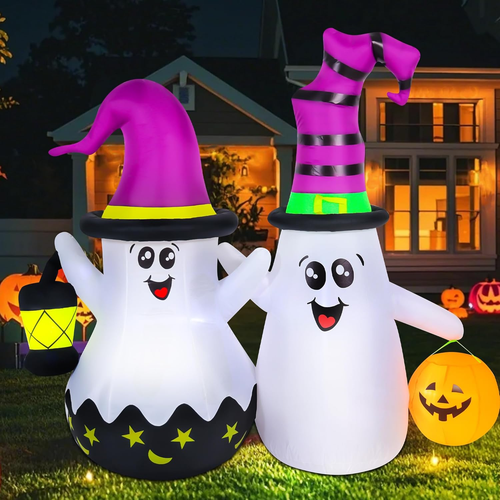 Halloween Inflatables Ebay 6 FT Halloween Inflatables Cute Ghosts Outdoor Decorations, Blow Ups ...