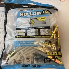 Snap toggle Hollow Wall Fixing With 3/16 X 2.1/2 (M5 X  60mm ) Screw Pack Of 10
