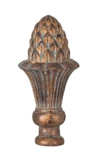 B&P Lamp® Pineapple Style Large Lamp Finial, Copper