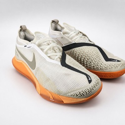 Nike Court React Vapor NXT Men s 9.5 Tennis Shoes White Orange | CV0724-103