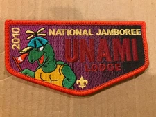 Unami Lodge 1 2010 National Jamboree OA Flap