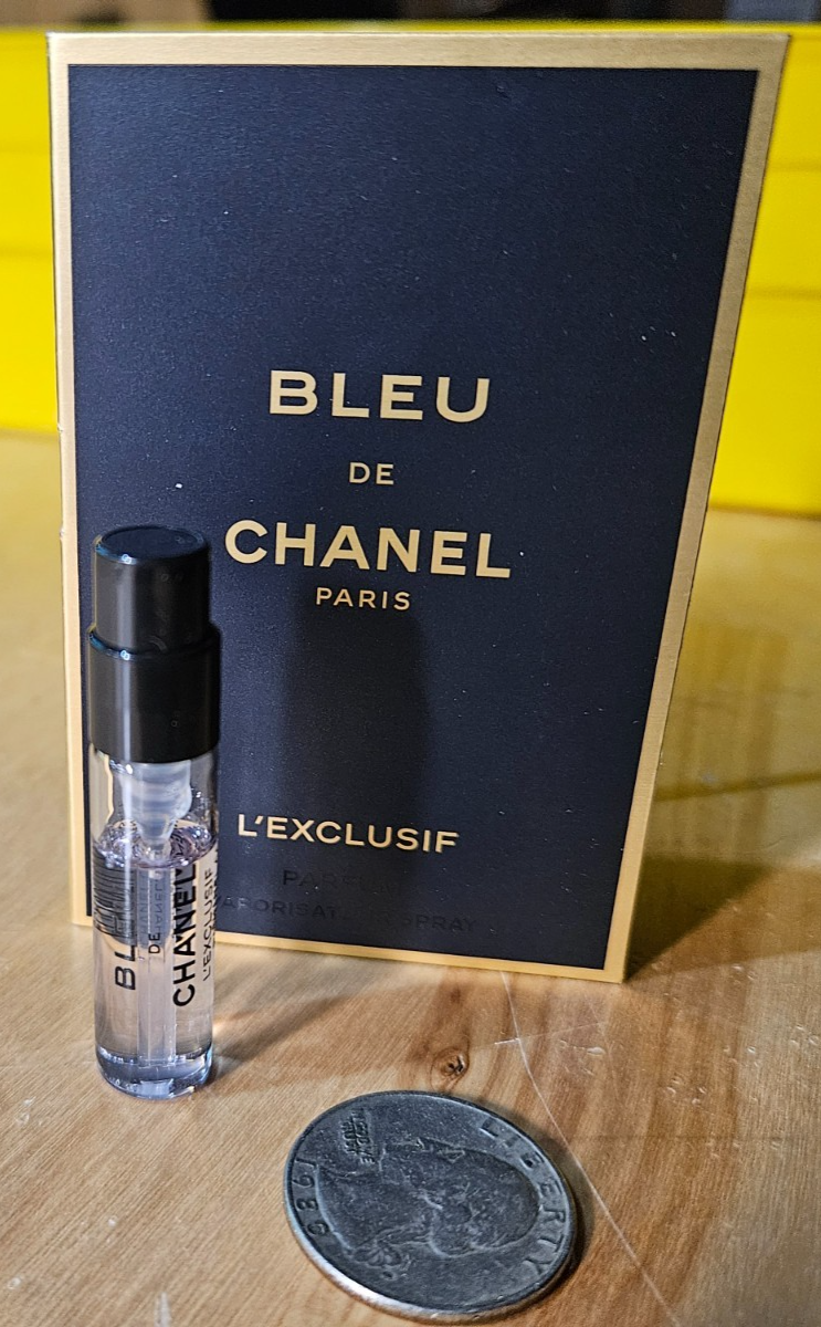 Chanel Bleu De Chanel Parfum Pour Homme Vial Spray For Men 0.05 Oz