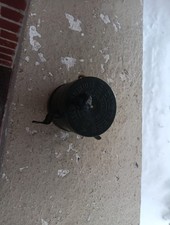 VINTAGE DUSTLESS CLOTHES LINE REEL LAUNDRY USA WORKS