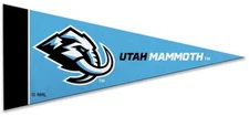 *New* NHL Utah Mammoth Mini Pennant 4”x9" Hockey Wall Decor Flag