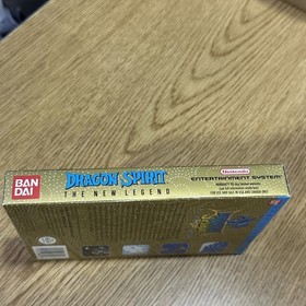 Dragon Spirit :  The New Legend : Nintendo NES Game Box Manual WOW!