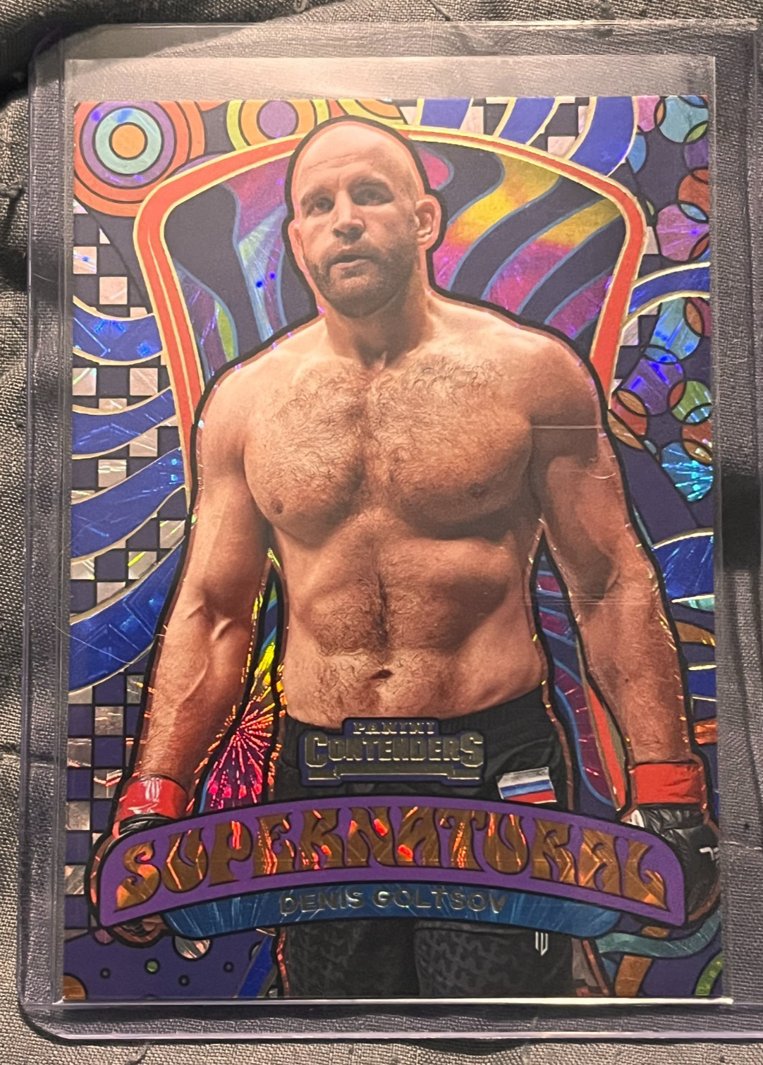 2026 Panini Contenders PFL Supernatural Denis Goltsov #9 Insert MMA Heavyweight