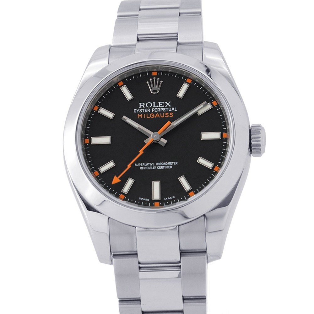 ROLEX Milgauss 40mm Stainless Steel Black Dial 116400