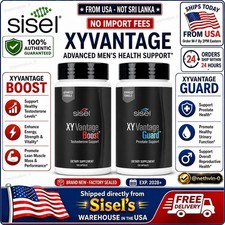 Sisel XYVantage Boost & Guard 2 Pack Men's Testosterone Prostate Support NEW⚡