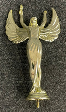 NEW Vintage Trophy Topper, Gold Colored Angel Holding Torch 10" - Plastic, NEW
