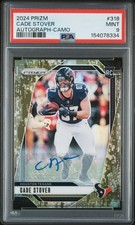 2024 PANINI PRIZM AUTO-CAMO #318 CADE STOVER ROOKIE RC 10/25 PSA 9