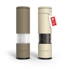 LARS NYS M Salt and Pepper Grinder Set Manual, Stainless Steel Salt and Pep