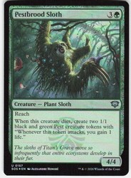 Pestbrood Sloth #157 Secrets of Strixhaven Foil