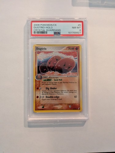 Dugtrio graded PSA 8 for sale on eBay