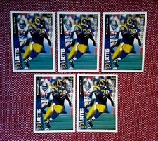 5 ) Pack Fresh Jerome Bettis Football Cards Los Angeles Rams HOF RB Lot $$ Mint!