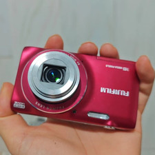 FUJIFILM JZ250 Pink Digital Camera - 90 New 16MP Compact Shooter