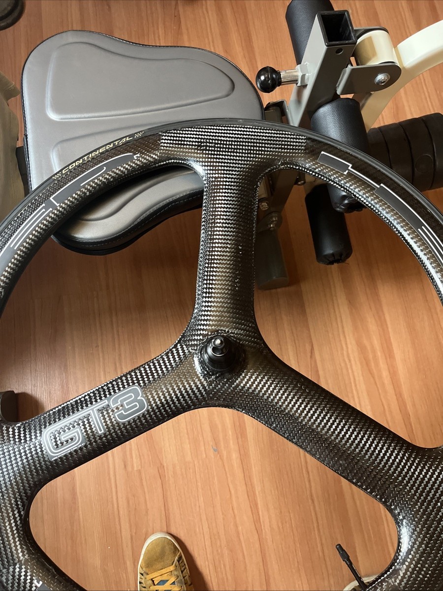 HED GT3 Carbon Fiber Tubular Rear Wheel Continental 700c Hed