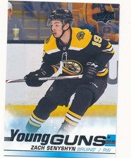 ZACH SENYSHYN 2019-20 UPPER DECK YOUNG GUNS #234 BRUINS HOCKEY MINT