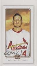 2010 Topps 206 Mini American Caramel Back Yadier Molina #115 04br