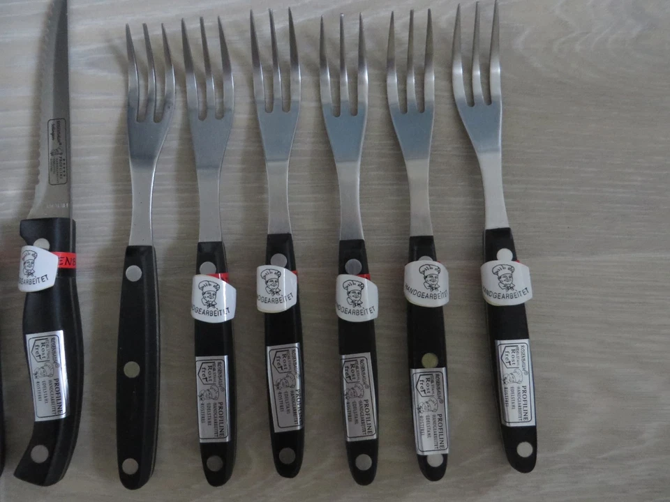 Rosenbaum Solingen Steakbesteck 9 Tlg. unbenutzt - Bild 3 von 4