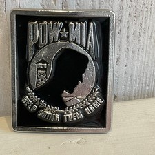 POW MIA Belt Buckle Help Bring Them Home Military