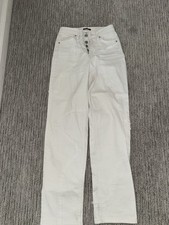 Woman  s White Jeans