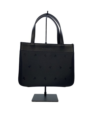 BURBERRY Handbag nylon Black Used