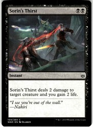 Sorin's Thirst (104) - War of the Spark