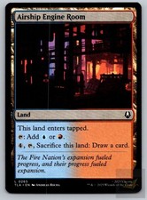 Airship Engine Room 265 Land Avatar: The Last Airbender Magic: The Gathering NM