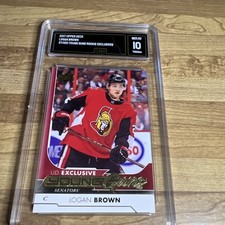 2017-UPPER DECK-YOUNG GUNS-EXCLUSIVES-LOGAN BROWN-#217