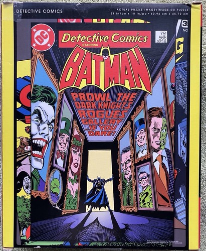 DC BATMAN 500 #566 COPERTINA FUMETTO Puzzle 24"x 18" Spin Master Rogue's Gallery - Foto 1 di 7